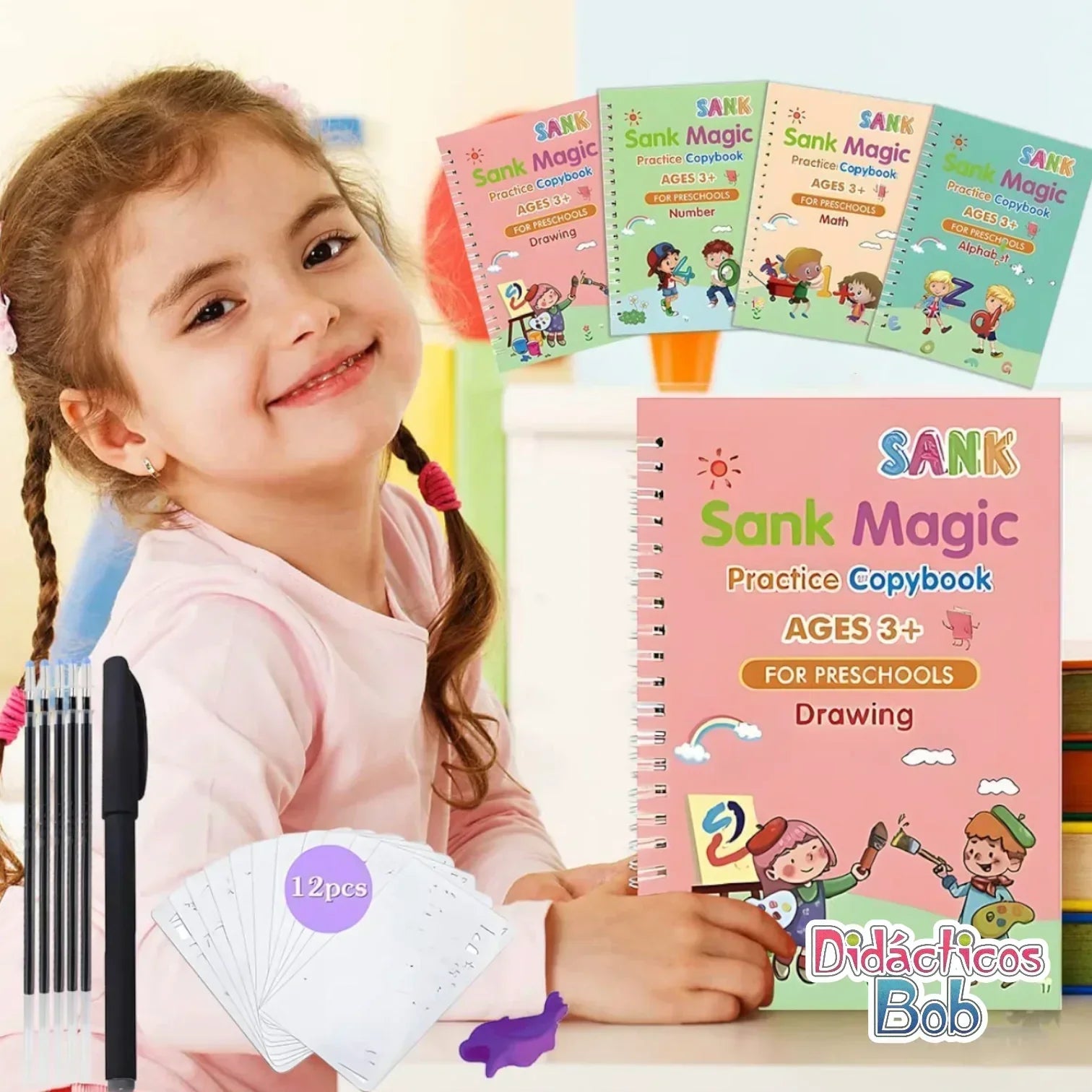 Cuaderno mágico Sank Magic + KIT